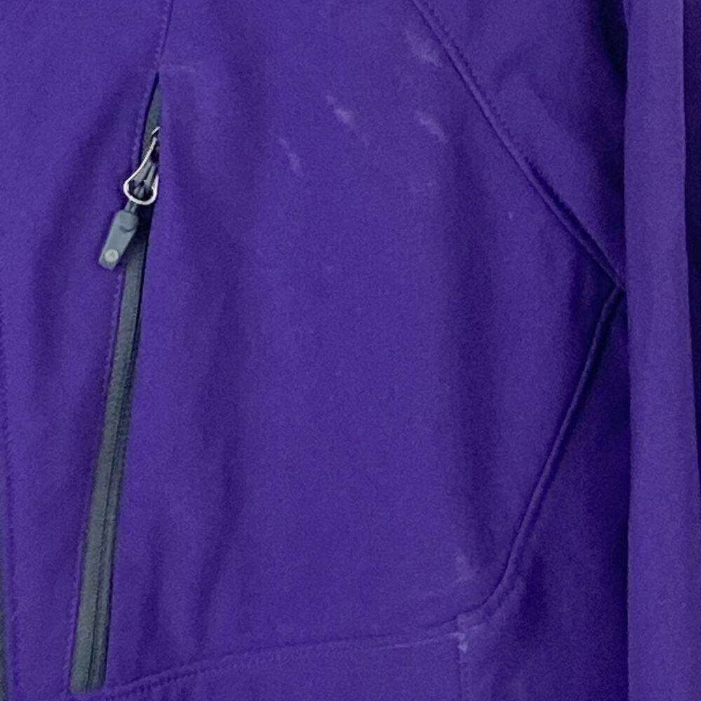 Marmot Jacket Womens S / P Purple Soft Shell Hooded Polartec Fleece Lined Vented - Picture 10 of 16